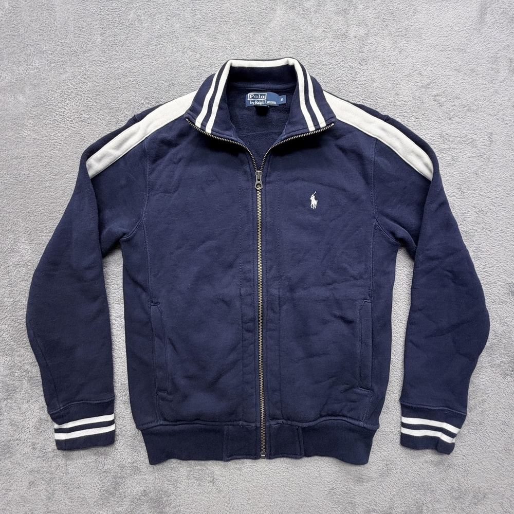 Polo By Ralph Lauren Sweatshirt Track Men S Blue Full Zip Fleece